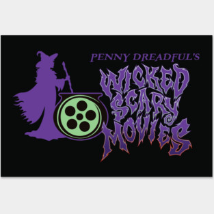 Penny Dreadful's Wicked Scary Movies - Logo 1 - by Eric Marshall Posters and Art