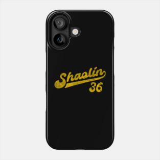 Vintage Shaolin 36 Phone Case