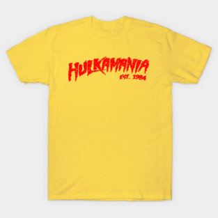 Hulkamania 1984 Red Retro T-Shirt