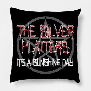 The Silver Platters Metal Logo Pillow