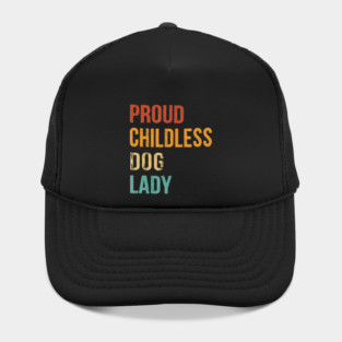 Proud Childless Dog Ladies Vote For Kamala Harris 2024 Dog Lady Vintage Hat
