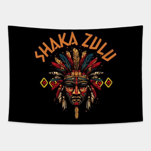 Shaka Zulu Tapestry by UrbanLifeApparel