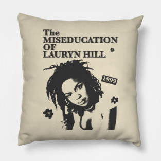 vintage 90s lauryn hill fanmade Pillow