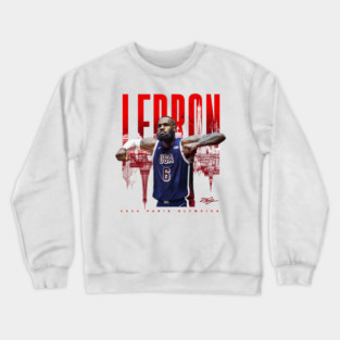 LeBron James USA Crewneck Sweatshirt