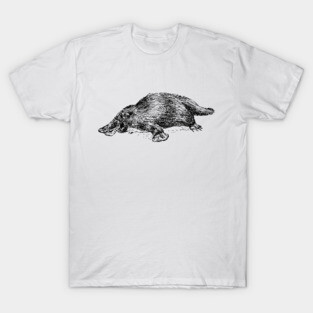 Platypus Illustration T-Shirt