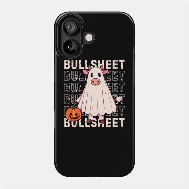 Bullsheet Cow Halloween Phone Case by The WYLD Tribe