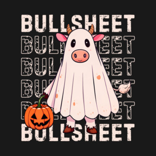 Bullsheet Cow Halloween T-Shirt