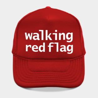 Walking Red Flag Hat