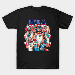 Usa Dream Team Nba Basketball T-Shirt