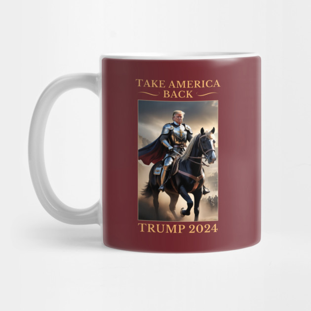 Donald Trump Medieval Knight 2024 by QuirkyQuest Creations