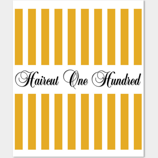 Haircut 100 Wall Art by Timeless Chaos