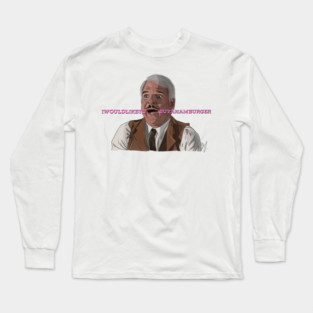 Pink Panther: I Would Like To Buy A Hamburger Long Sleeve T-Shirt