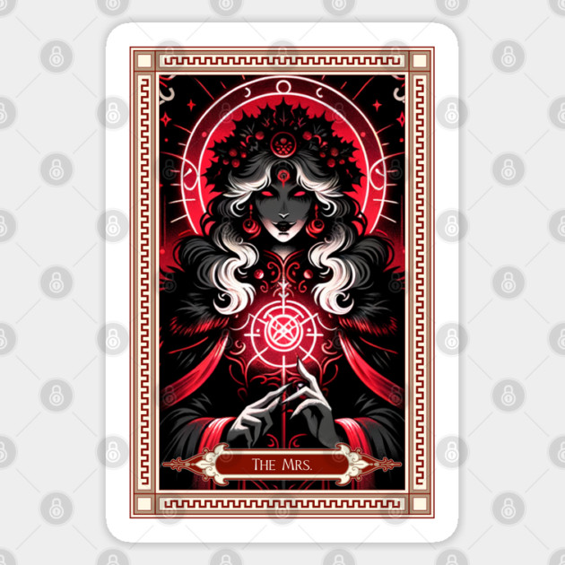 Mrs. Claus Tarot Card Sticker by HolidayBug