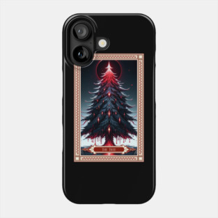The Christmas Tree Tarot Card Phone Case