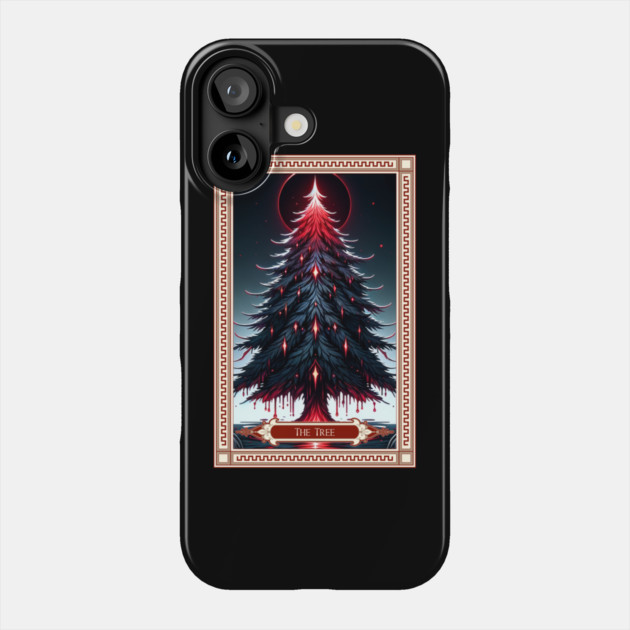 The Christmas Tree Tarot Card Phone Case by HolidayBug
