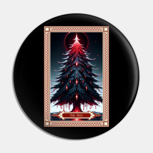 The Christmas Tree Tarot Card Pin