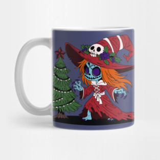 Cute Christmas Witch Mug