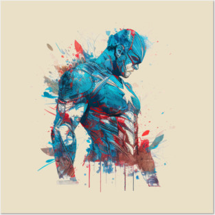 CAP AMERICA VANISHING Posters and Art