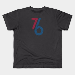 Vintage Sixers, 76 (76ers) Kids T-Shirt