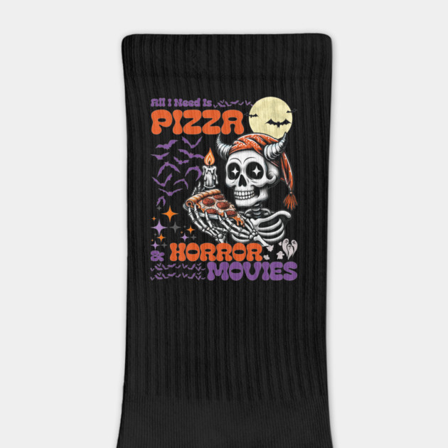 All I Need Is Pizza And Horror Movies Halloween by JessArty