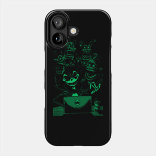 Five Nights Before Christmas jack faz bear freddy's nightmare skellington nbx fnaf Phone Case