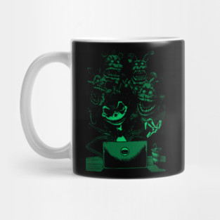 Five Nights Before Christmas jack faz bear freddy's nightmare skellington nbx fnaf Mug
