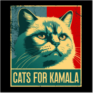 Kamala-Cat Posters and Art