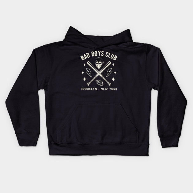 Bad Boys Club Kids Hoodie by Timeless Chaos