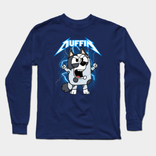 Muffin Metal Bluey Long Sleeve T-Shirt