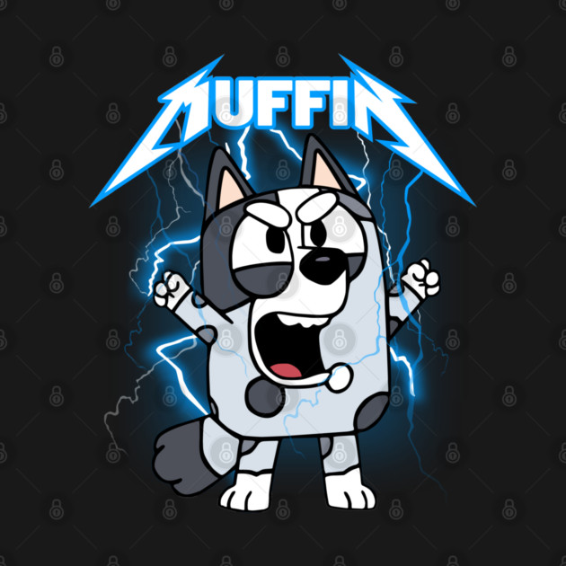 Muffin Metal Bluey T-Shirt