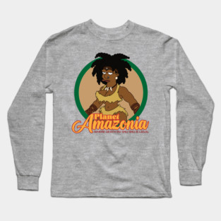 Planet Amazonia Death by Snu Snu 4 Long Sleeve T-Shirt