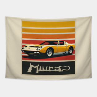 Retro Miura Tapestry
