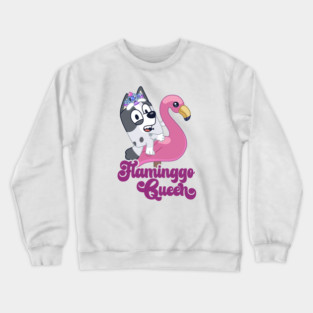 Muffin Flamingo Queen Crewneck Sweatshirt