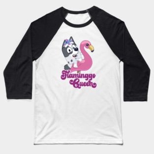 Muffin Flamingo Queen Baseball T-Shirt