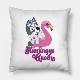 Muffin Flamingo Queen Pillow