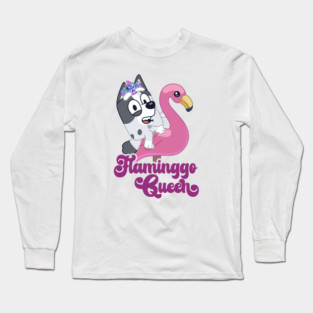 Muffin Flamingo Queen Long Sleeve T-Shirt