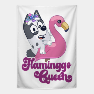 Muffin Flamingo Queen Tapestry
