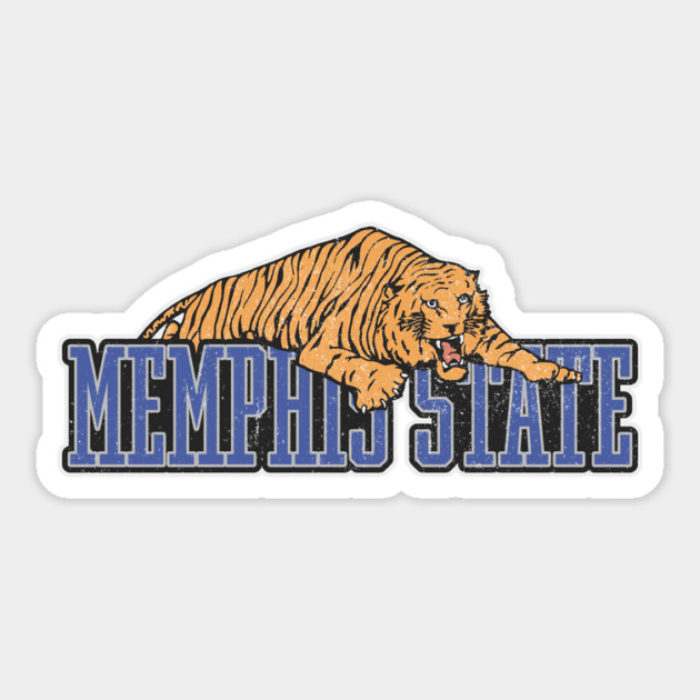 Memphis State - Fierce Sticker by rt-shirts