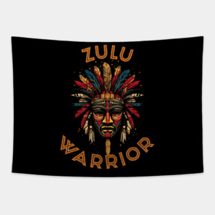Zulu Warrior Tapestry