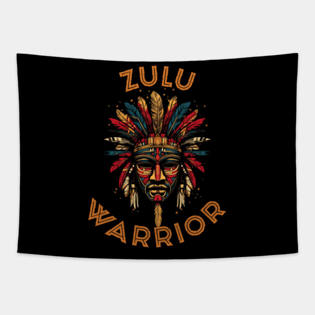 Zulu Warrior Tapestry by UrbanLifeApparel