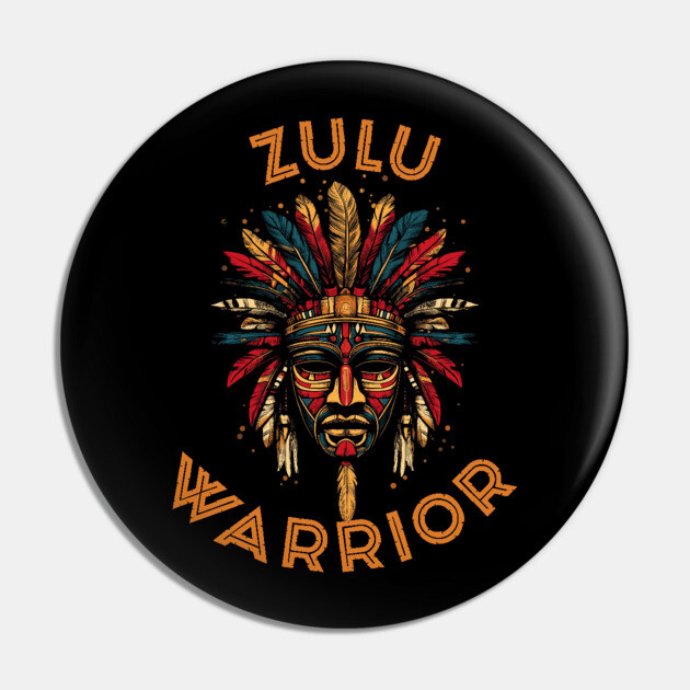 Zulu Warrior Pin by UrbanLifeApparel