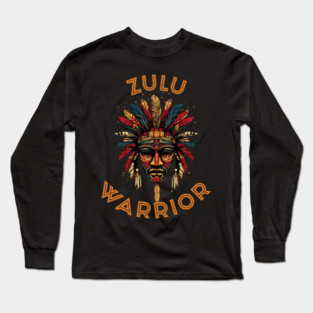 Zulu Warrior Long Sleeve T-Shirt