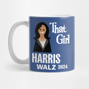 Harris Walz 2024 That Girl Mug