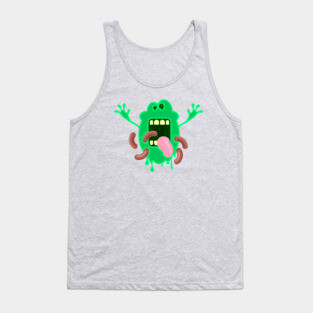 Slimer Hot Dog Frenzy Tank Top