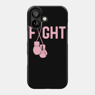 Fight Breast Cancer Awareness Month Ribbon Survivor Fighter Phone Case