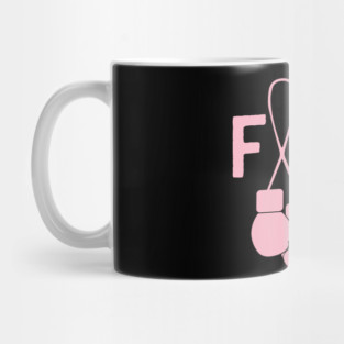 Fight Breast Cancer Awareness Month Ribbon Survivor Fighter Mug