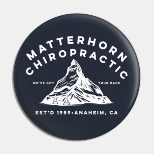 Matterhorn Chiropractic Pin