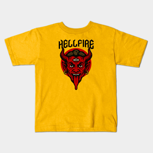HELLFIRE Kids T-Shirt by artslaves