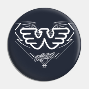Waylon Jennings Logo Pin