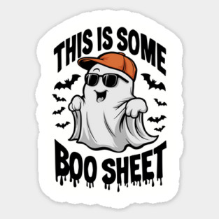 This Is Some Boo Sheet Funny Halloween Pun Sticker